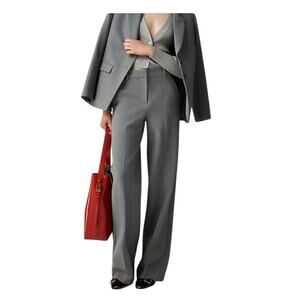 New J. Crew gray dress career trouser pants size 14